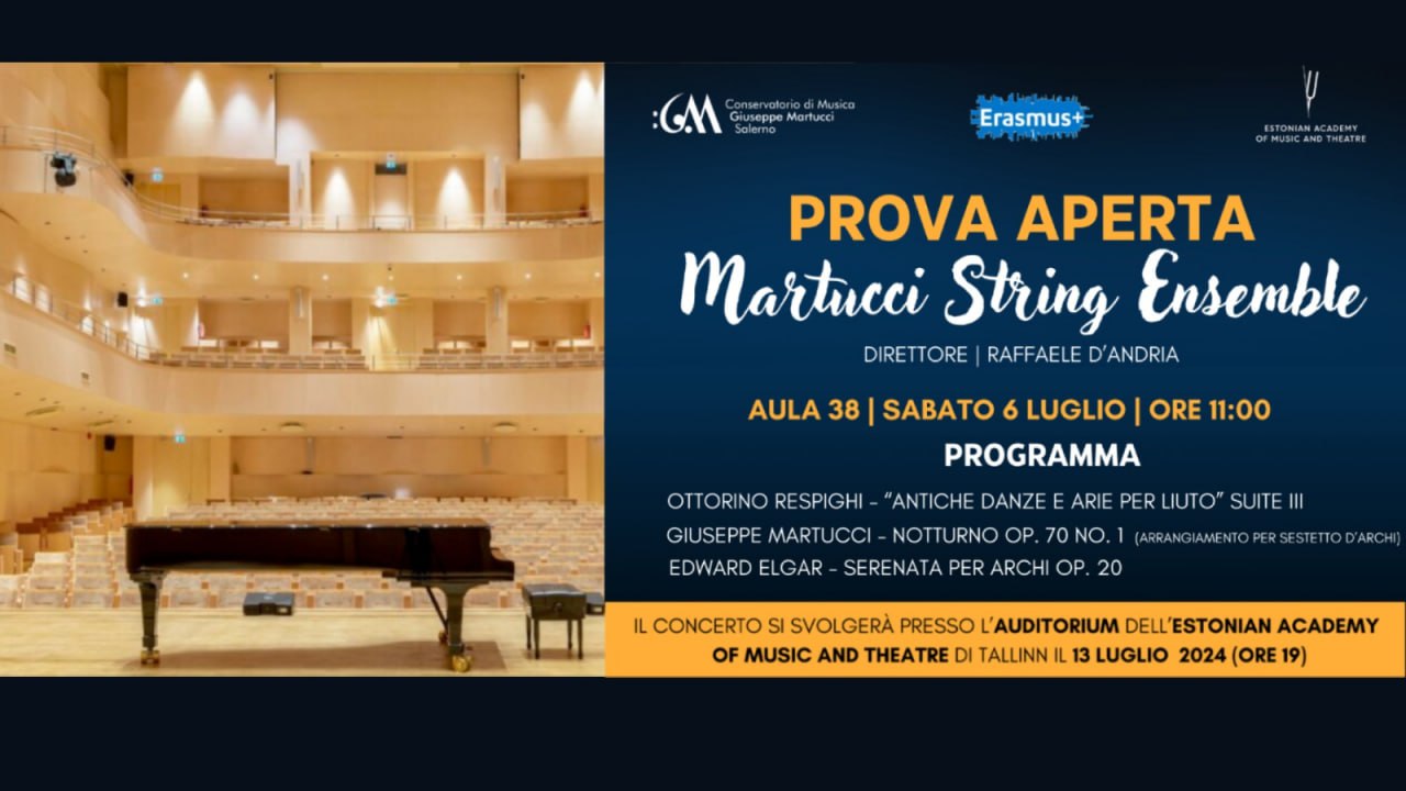 Martucci String Ensemble a Tallinn - Prova Aperta